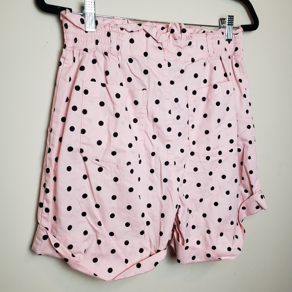 WHO WHAT WEAR Pink Polka Dot Shorts - Picture 7 of 8